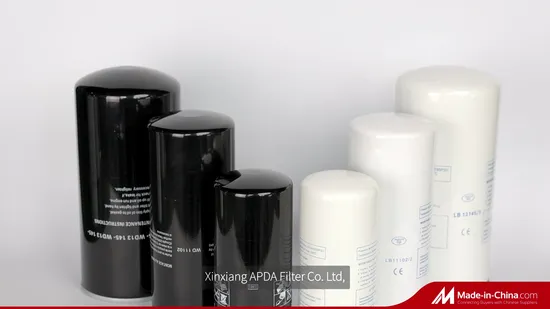 Rotação do compressor de ar de alta qualidade no filtro de óleo 1625752500 1625752501