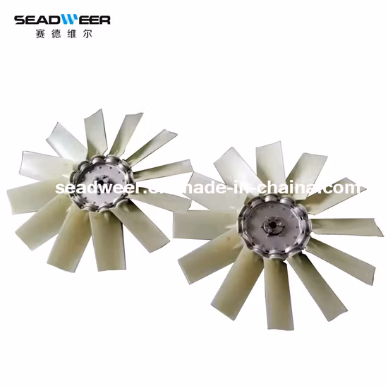 Atlas Copco 1092005008 1092005009 Peças sobressalentes do compressor de ar Ventilador de resfriamento da lâmina do ventilador