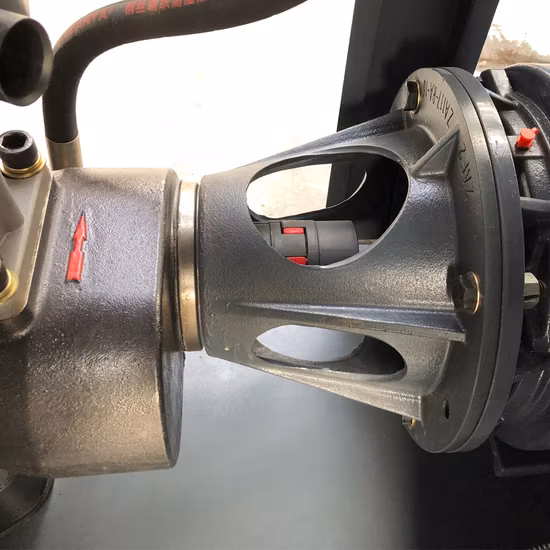 Melhor preço Compressor de ar injetado com óleo industrial tipo parafuso único Baosi Air End 7,5kw